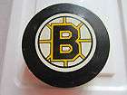 NHL Rare Boston Bruins game puck   In Glasco IG1 slug 1