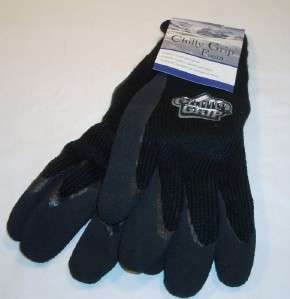 Pair Red Steer Black Chilly Grip Foam Work Gloves NEW  
