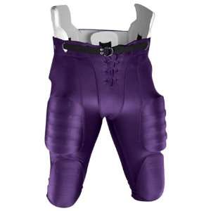  Adams Youth Slotted Or Snap In Football Game Pants PURPLE 