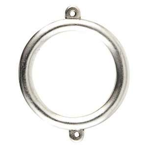   Pewter Open Circle Focal Connector Link 1 1/4 Arts, Crafts & Sewing