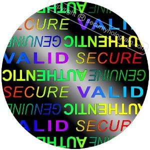 42 3D Stickers Protective Security Holograms Secure, Valid, Genuine 
