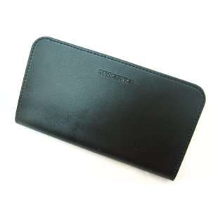  Original Genuine Black Leather Carrying Case Pouch (Side 