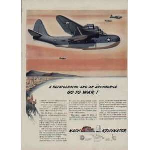   Vought Sikorsky flying boats.  1942 Nash Kelvinator Ad, A3213