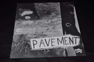 Pavement,Slanted And Enchanted, First press on Matador  