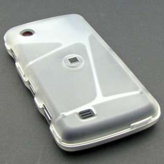 LG VX8575 CHOCOLATE TOUCH Rubberized Clear Case Cover N  
