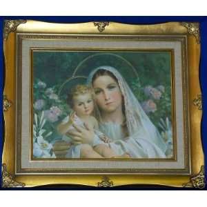    19.5x16.5 Madonna of the Lilies (Simeone) 