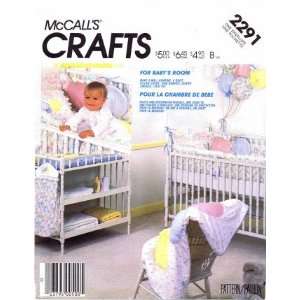  McCalls 2291 Sewing Pattern Baby Room Quilt Diaper 