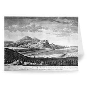 West View of the City of Edinburgh, 1753   Greeting Card (Pack of 2 