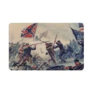   50. Civil War Painting (Kunstler The High Tide) Flags & Fighting