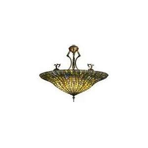 Lotus Leaf Chandelier 24 W Meyda 30993