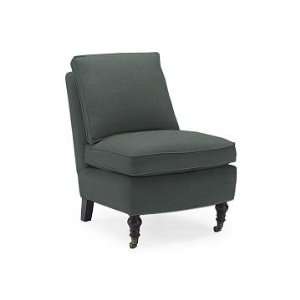    Sonoma Home Kate Slipper Chair, Mohair, Dove