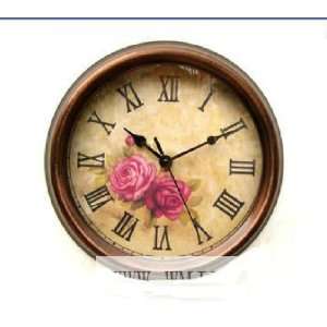  Compact concise wrought iron wall clock small and medium 