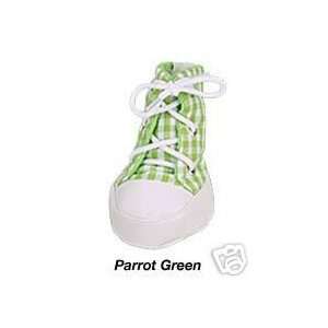  Parrot Green Gingham Dog Boots SMALL Set of 4 Boots 