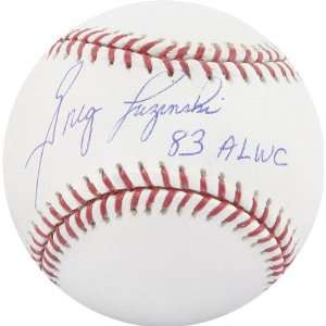 Greg Luzinski Autographed Baseball  Details 83 ALWC Inscription