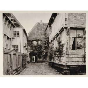  1930 Courtyard Clausens Gaard Ribe Denmark Danmark 