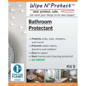  Wipe NProtect® Bathroom Protectant Kit L Patio, Lawn 