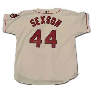  Richie Sexson Cleveland Indians Autographed Jersey Sports 