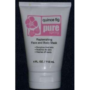   Pure Spring Quince Fig Replenishing Face and Body Mask 4 Fl Oz Beauty