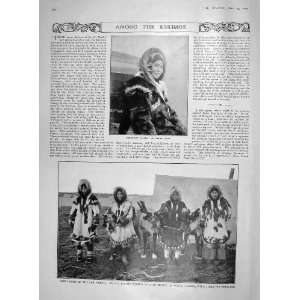   1907 ESKIMO GIRL ALASKA ALPHEUS CLEOPHAS MORTON WHITE