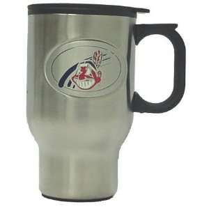  Cleveland Indians Stainless Steel Travel Mug Sports 