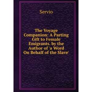  The Voyage Companion A Parting Gift to Female Emigrants 