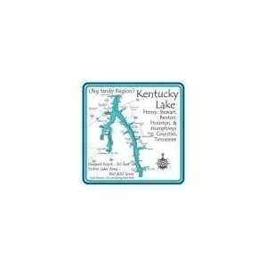  Kentucky (Big Sandy) 4.25 Square Absorbent Coaster 