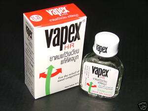 VAPEX HR For the relief of nasal Cold Flu Sinus  