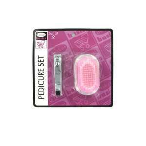    Pedicure set 2 pieces clippers and pumice Pack Of 96 Beauty