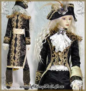 European Dress for Dollshe  Hound(Black gold) [CHEERYDOLL BJD 