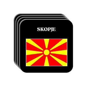 Macedonia   SKOPJE Set of 4 Mini Mousepad Coasters