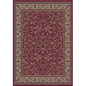  Istanbul Kashan 5 3 Round red Area Rug