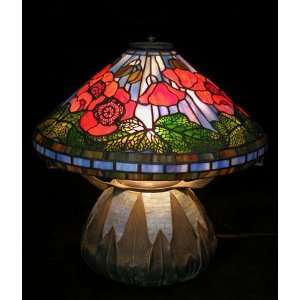 All Hand Crafted 452 Piece Pony Poppy Lamp Shade Replica Is Skillfully 