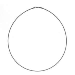   Gold 1.3mm Twist Cable Wire Necklace   16 Inch   JewelryWeb Jewelry