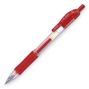  Sarasa Roller Ball Retractable Gel Pen Red Ink Fine Dozen 