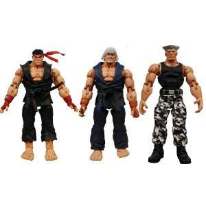  Street Fighter 4 Set of 3 Survial Mode Colors 7 Action 