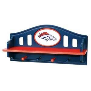  Denver Broncos Shelf with Coat Hangers 