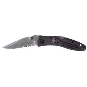   & Wesson Cuttin Horse Partially Serrated Knife