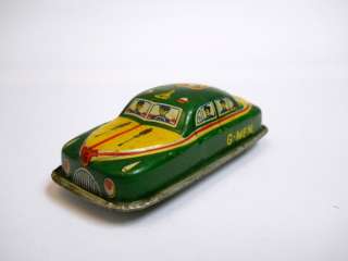 Vintage G Men G163 Tin Litho Car Japan  