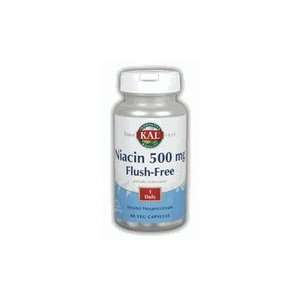  KAL   Niacin Flush Free, 500 mg, 60 tablets Health 