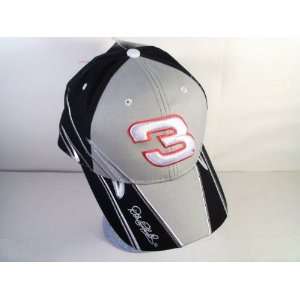    Dale Earnhardt #3 Athlete Black Grey Hat