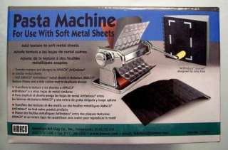   BRAND NEW Pasta Machine For Polymer Clay & Soft Metal Sheets #12381S