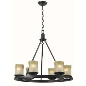  World Imports 6136 88 Colchester Collection 6 Light Iron 