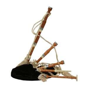  Miniature Bagpipe, Cocus, Black Cover Musical Instruments