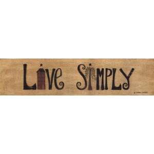  Live Simply by Scherry Talbott 20x5