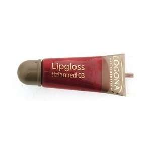 Logona Natural Body Care   Tizian Red 03 Lip Gloss 0.34 oz   Lip Stick 