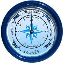 Tide Clock   Nautical Sailfish Dial Design  