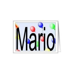  Marios Birthday Invitation, Party Balloons Card Toys 