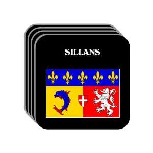  Rhone Alpes   SILLANS Set of 4 Mini Mousepad Coasters 
