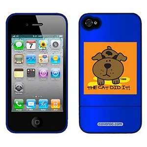  The Cat Did It TH Goldman on Verizon iPhone 4 Case by 