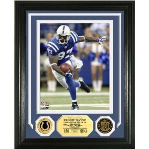   Indianapolis Colts Reggie Wayne 24K Gold Photomint